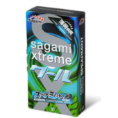 Презервативы Sagami Xtreme Mint с ароматом мяты - 10 шт. - 0