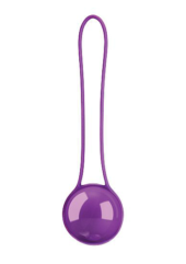 Фиолетовый вагинальный шарик Pleasure Ball Deluxe - 0