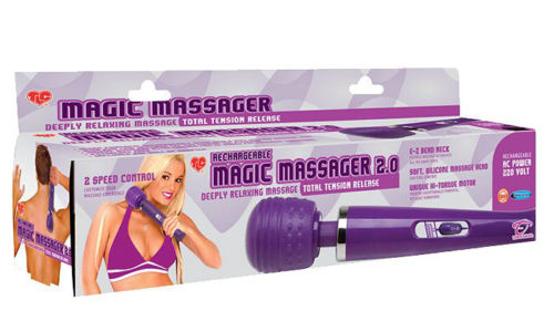 Перезаряжаемый массажер TLC Rechargeable Magic Massager 2.0 - 1