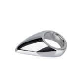Эрекционное кольцо с металлическим языком Teadrop (размер S) - 0