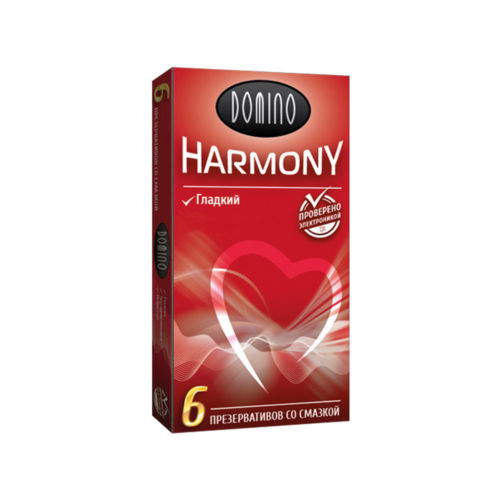Гладкие презервативы Domino Harmony - 6 шт. - 0