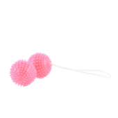 Розовые вагинальные шарики Love Balls - 1