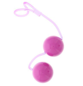 Фиолетовые вагинальные шарики на мягкой сцепке GOOD VIBES PERFECT BALLS - 0