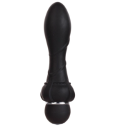 Чёрный вибромассажер для анальной стимуляции PURRFECT SILICONE ANAL VIBRATOR BLACK - 12,7 см. - 0