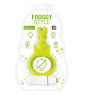 Зелёное эрекционное кольцо с вибрацией NEON FROGGY STYLE VIBRATING RING - 1