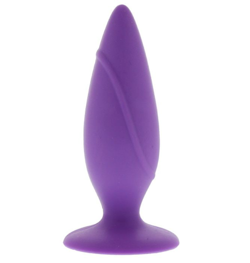 Фиолетовая анальная пробка MOJO SPADES SMALL BUTT PLUG - 10 см. - 0