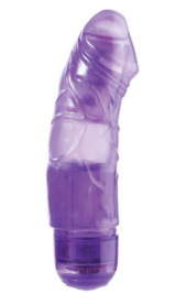Фиолетовый вибромассажёр JELLY JOY 6INCH 10 RHYTHMS - 15 см. - 0