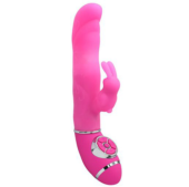 Розовый силиконовый вибратор типа babbit PURRFECT SILICONE 7INCH - 18 см. - 0