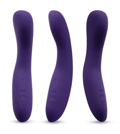 Фиолетовый вибромассажёр We Vibe Rave Purple - 19,3 см. - 5