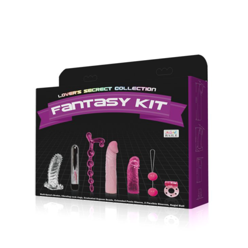Набор для любовных игр Fantasy Kit из 7 предметов - 1