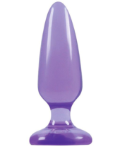 Фиолетовая средняя анальная пробка Jelly Rancher Pleasure Plug Medium - 12,7 см. - 1