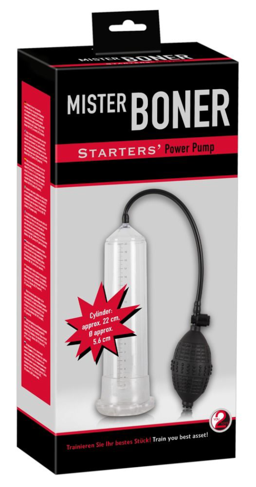 Помпа для пениса Mister Boner Starter - 21,5 см. - 2