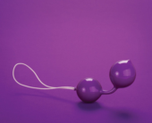 Фиолетовые вагинальные шарики Geisha Purple - 2