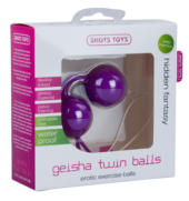 Фиолетовые вагинальные шарики Geisha Purple - 1