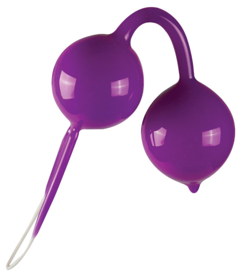 Фиолетовые вагинальные шарики Geisha Purple - 0