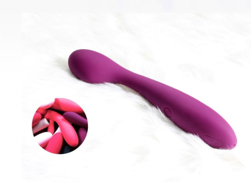 Фиолетовый клиторальный вибратор Keri Violet - 17 см. - 5