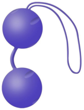 Фиолетовые вагинальные шарики Joyballs Trend - 0