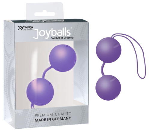 Фиолетовые вагинальные шарики Joyballs Trend - 1