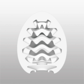 Мастурбатор-яйцо с охлаждающей смазкой COOL EGG - 1