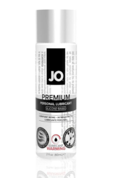 Возбуждающий лубрикант на силиконовой основе JO Personal Premium Lubricant Warming - 60 мл. - 0