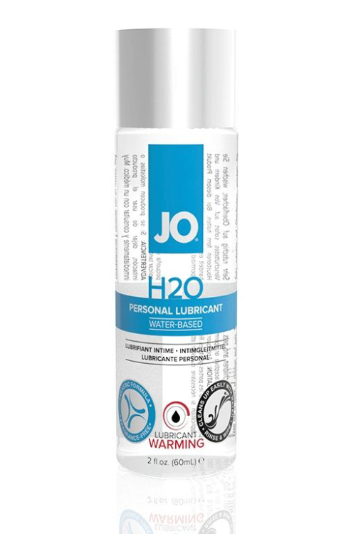Возбуждающий лубрикант на водной основе JO Personal Lubricant H2O Warming - 60 мл. - 0