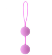 Розовые вагинальные шарики на силиконовой связке GOOD VIBES THE PERFECT BALLS PINK - 0