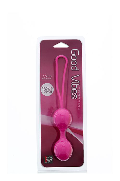 Розовые вагинальные шарики GOOD VIBES THE PERFECT BALLS PINK - 1