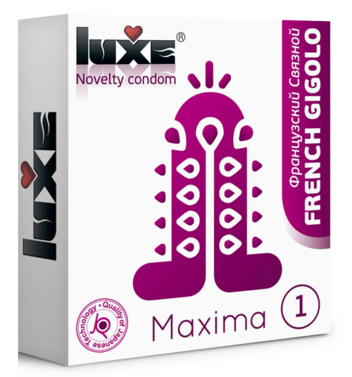 Презерватив Luxe Maxima WHITE Французский Связной - 1 шт. - 0
