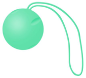 Зеленый вагинальный шарик Joyballs Trend Single - 0