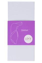 Фиолетовый вибратор Diana - 13,5 см. - 3