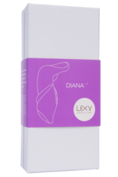 Фиолетовый вибратор Diana - 13,5 см. - 4