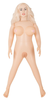 Надувная секс-кукла с анатомическим лицом и конечностями Juicy Jill - 1