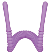 Фиолетовый гибкий фаллоимитатор Intimate Spreader для G-стимуляции - 1