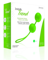 Зелёные вагинальные шарики Joyballs Trend - 2