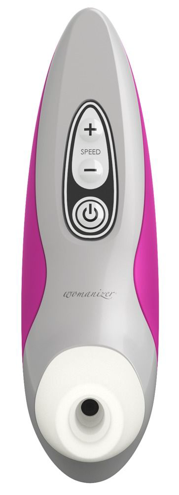 Розово-серебристый бесконтактный стимулятор клитора Womanizer Pro 40 - 3