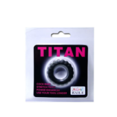 Эреционное кольцо с крупными ребрышками Titan - 4