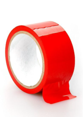 Красная лента для связывания Bondage Tape Red - 0