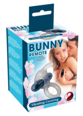 Эрекционное виброкольцо Bunny Remote Cockring с пультом ДУ - 2