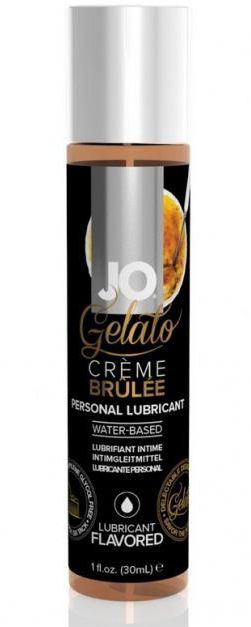 Лубрикант с ароматом крем-брюле JO GELATO CREME BRULEE - 30 мл. - 0
