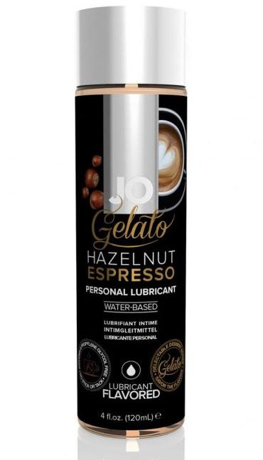 Лубрикант с ароматом орехового эспрессо JO GELATO HAZELNUT ESPRESSO - 120 мл. - 0