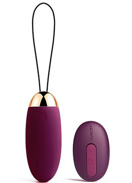 Фиолетовое виброяйцо Elva с пультом ДУ - 0