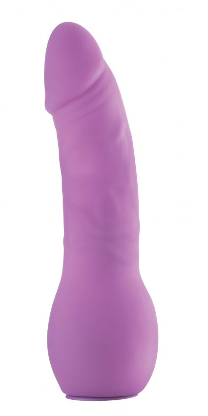 Фиолетовый страпон Deluxe Silicone Strap On 10 Inch - 25,5 см. - 2