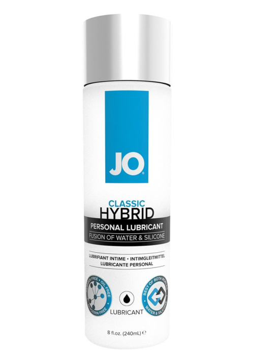 Лубрикант на водно-силиконовой основе JO CLASSIC HYBRID - 240 мл. - 0