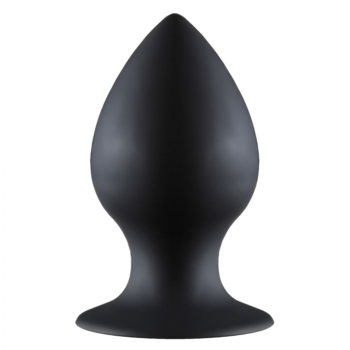 Чёрная анальная пробка Thick Anal Plug XL - 13 см.