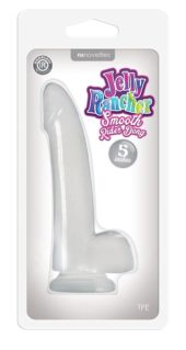 Прозрачный фаллоимитатор на присоске Jelly Rancher 5 Smooth Rider Dong - 15 см. - 1