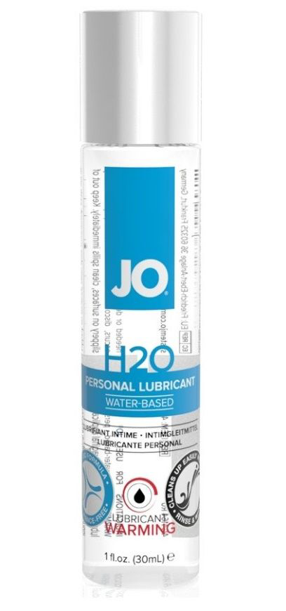 Возбуждающий лубрикант на водной основе JO Personal Lubricant H2O Warming - 30 мл. - 0
