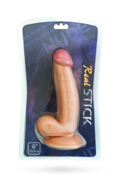 Фаллоимитатор на присоске Realstick Nude - 15,5 см. - 1