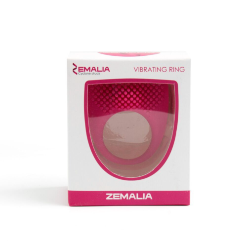Розовое эрекционное кольцо Zemalia Armour - 3
