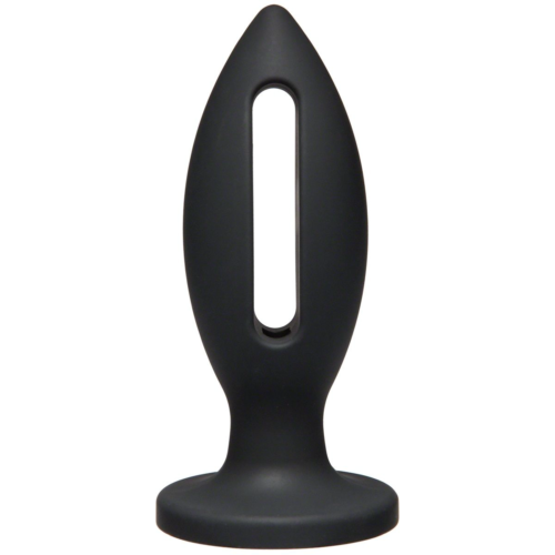 Чёрная анальная пробка Kink Wet Works Lube Luge Premium Silicone Plug 5 - 12,7 см. - 0