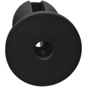 Чёрная анальная пробка Kink Wet Works Lube Luge Premium Silicone Plug 6 - 15,2 см. - 1